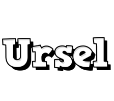 Ursel snowing logo