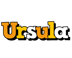 Ursula cartoon logo