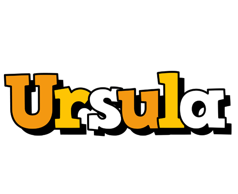 Ursula cartoon logo