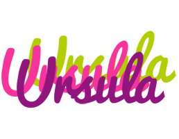 Ursula flowers logo