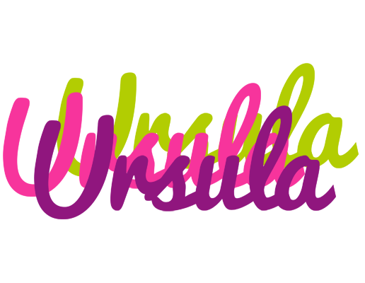 Ursula flowers logo