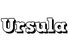 Ursula snowing logo