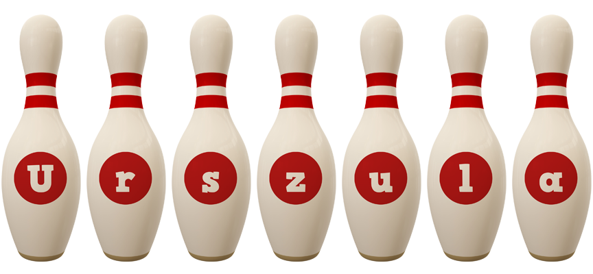 Urszula bowling-pin logo