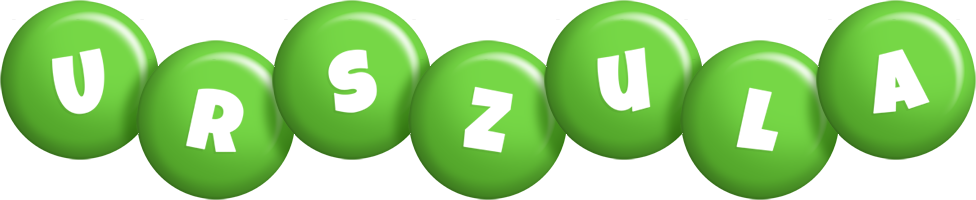 Urszula candy-green logo