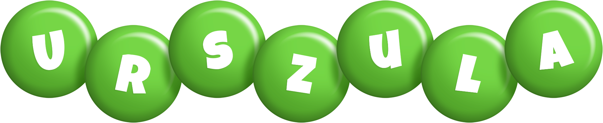 Urszula candy-green logo