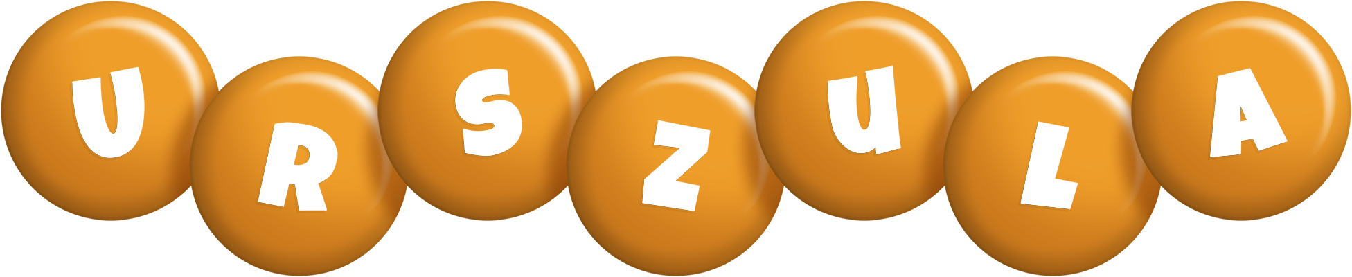 Urszula candy-orange logo