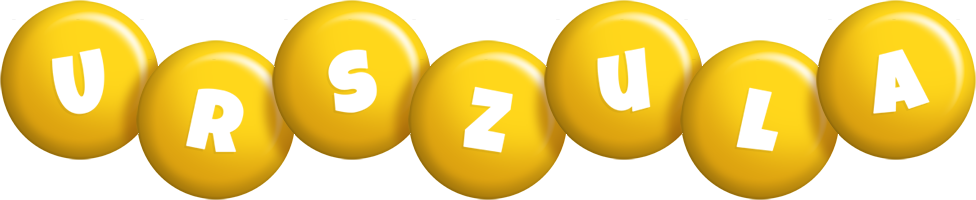 Urszula candy-yellow logo