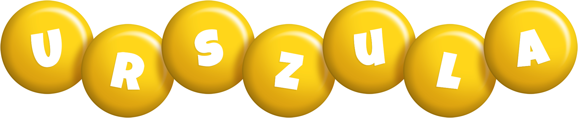 Urszula candy-yellow logo