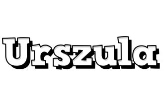 Urszula snowing logo