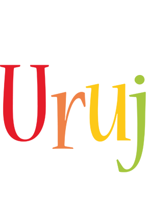 Uruj birthday logo