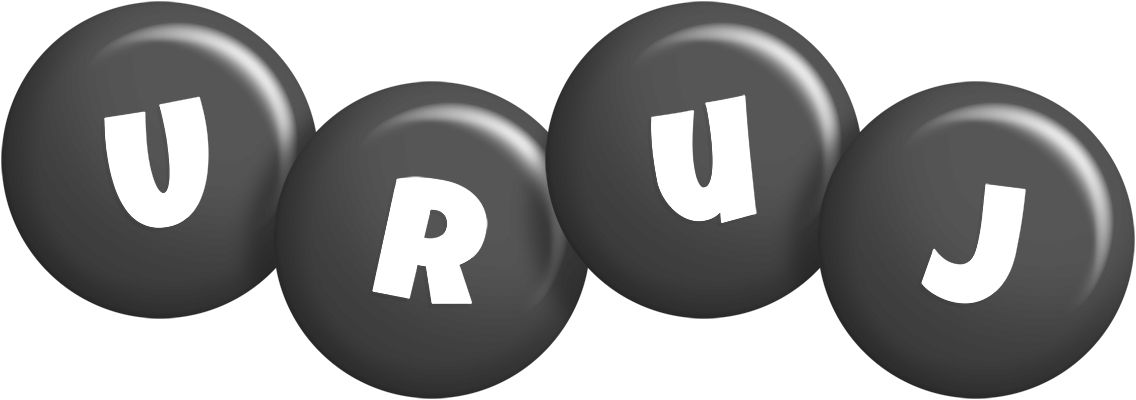 Uruj candy-black logo
