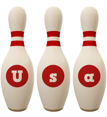 Usa bowling-pin logo