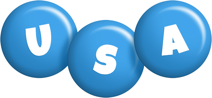 Usa candy-blue logo
