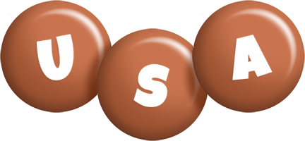 Usa candy-brown logo