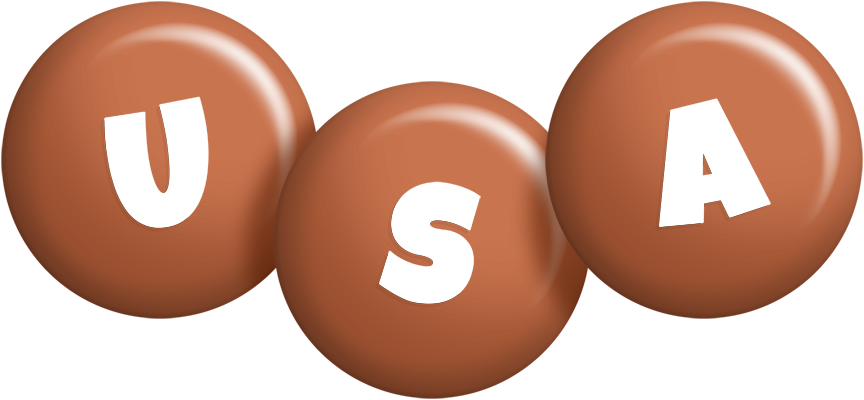 Usa candy-brown logo