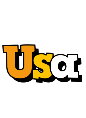 Usa cartoon logo