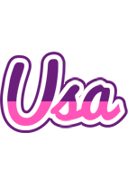 Usa cheerful logo