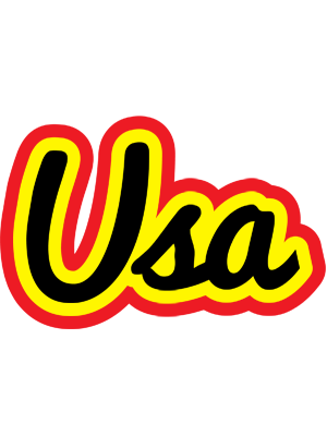 Usa flaming logo