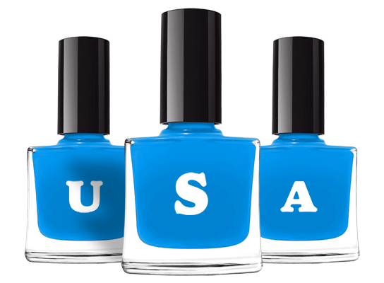 Usa glossy logo