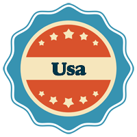 Usa labels logo