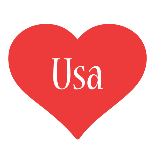 Usa love logo