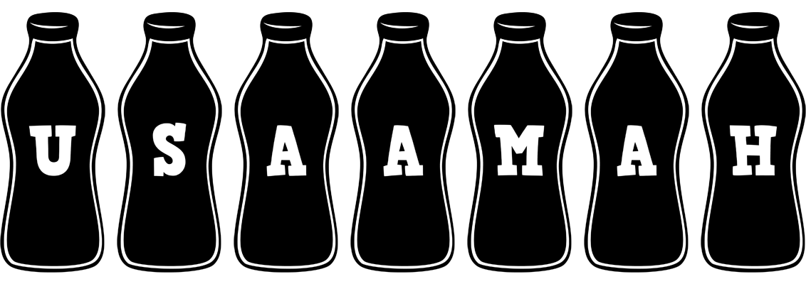 Usaamah bottle logo