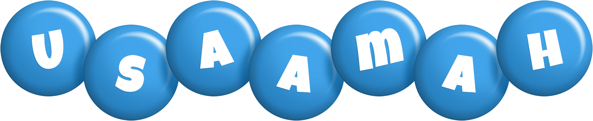 Usaamah candy-blue logo