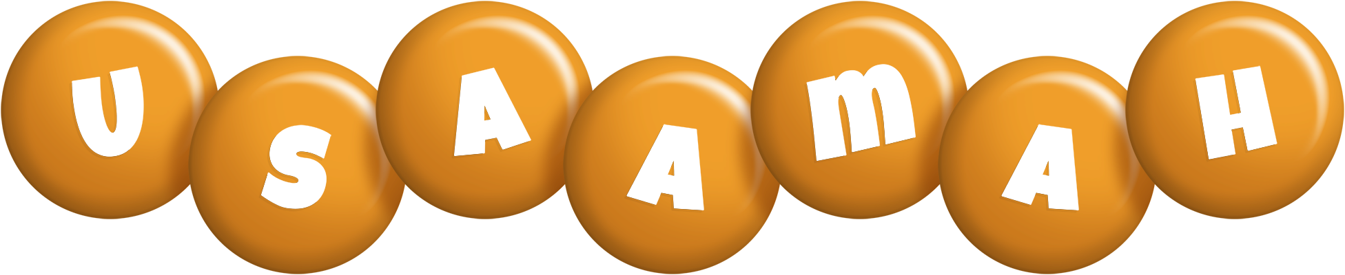 Usaamah candy-orange logo