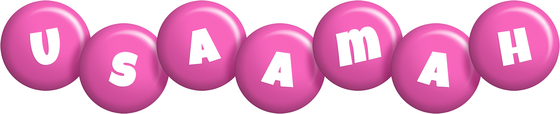 Usaamah candy-pink logo