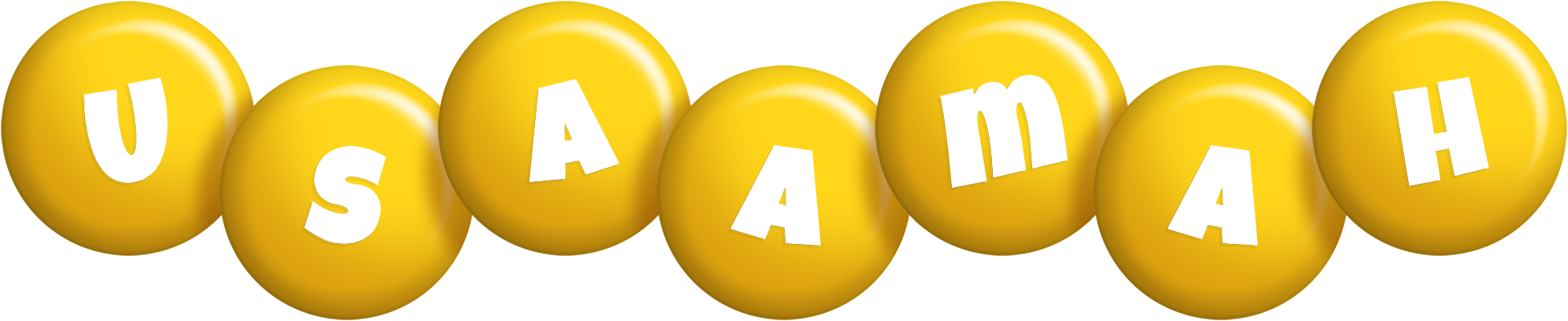 Usaamah candy-yellow logo