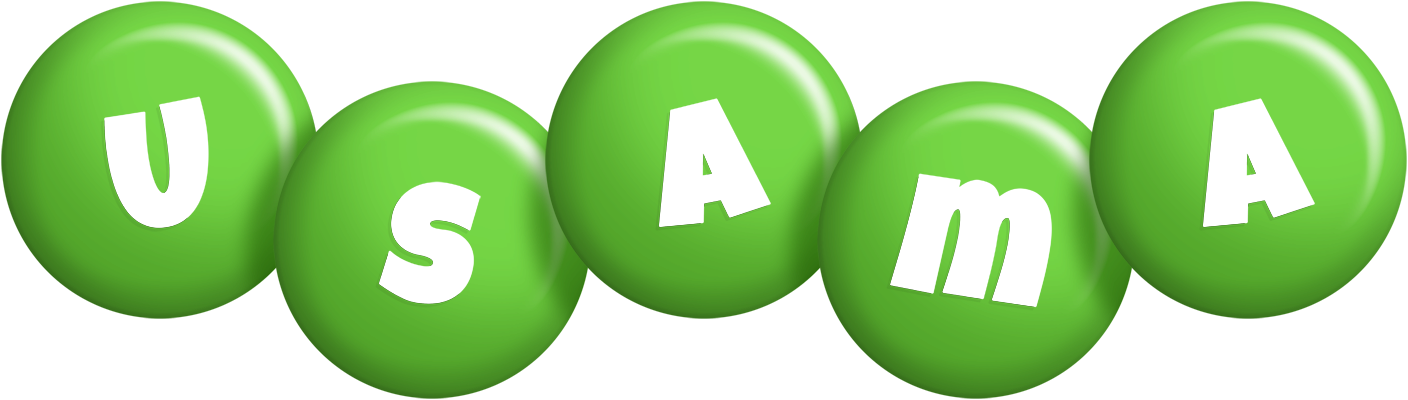 Usama candy-green logo