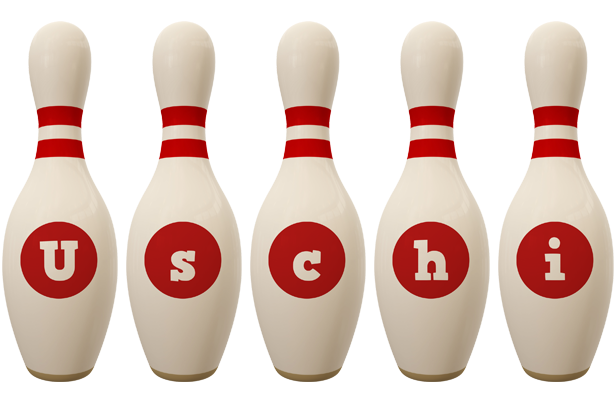 Uschi bowling-pin logo