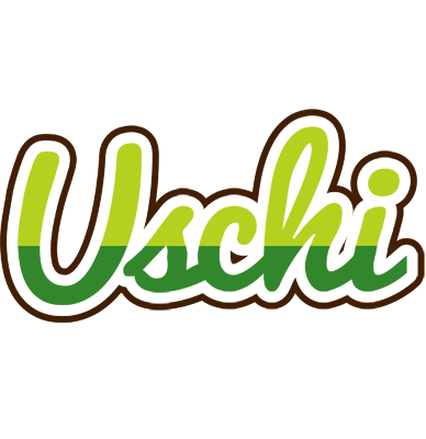 Uschi golfing logo