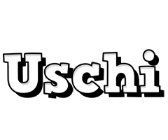 Uschi snowing logo