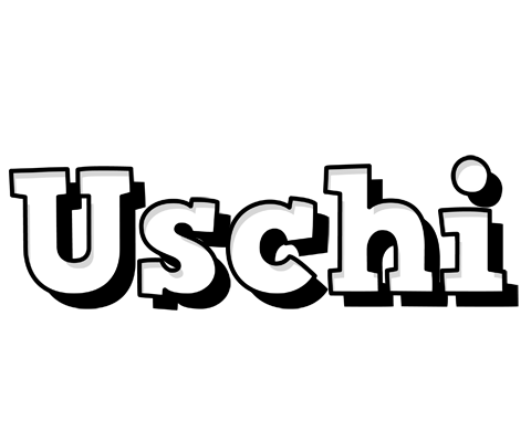Uschi snowing logo