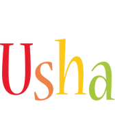 Usha birthday logo