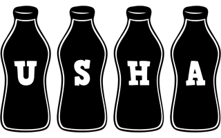 Usha bottle logo