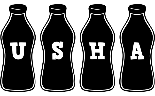 Usha bottle logo