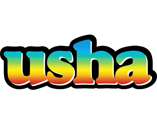 Usha color logo