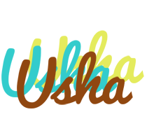 Usha cupcake logo