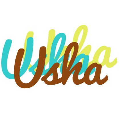 Usha cupcake logo
