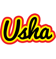 Usha flaming logo