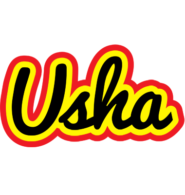 Usha flaming logo