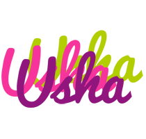 Usha flowers logo