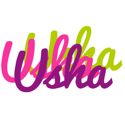 Usha flowers logo