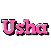 Usha girlish logo