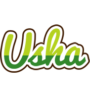 Usha golfing logo