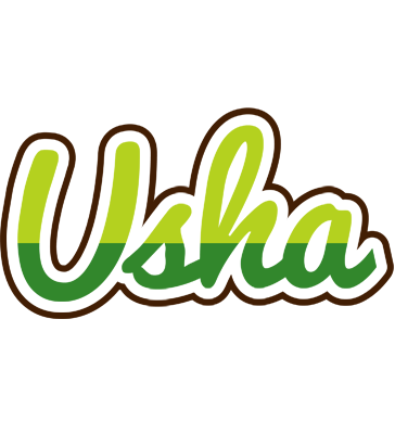 Usha golfing logo
