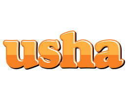 Usha orange logo