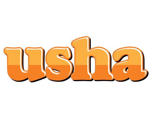 Usha orange logo